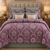 Plum Paisley