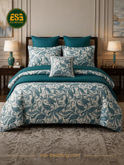 Teal Paisley