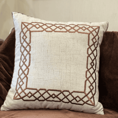 Classic Border Elegance Cushion