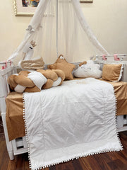 Golden Swan Snuggle Crib Set