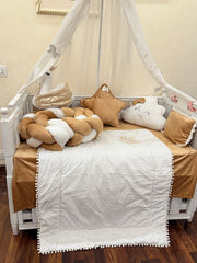 Golden Swan Snuggle Crib Set