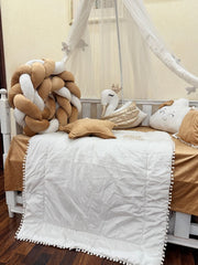 Golden Swan Snuggle Crib Set