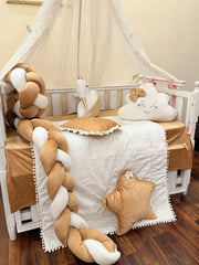 Golden Swan Snuggle Crib Set