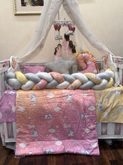 Rainbow Unicorn Magic Crib Set