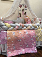 Rainbow Unicorn Magic Crib Set