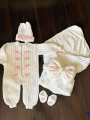 Handmade Knitted Newborn Set