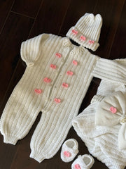 Handmade Knitted Newborn Set