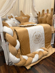 Golden Glow Baby Crib Set