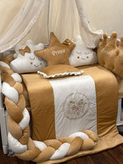 Golden Glow Baby Crib Set