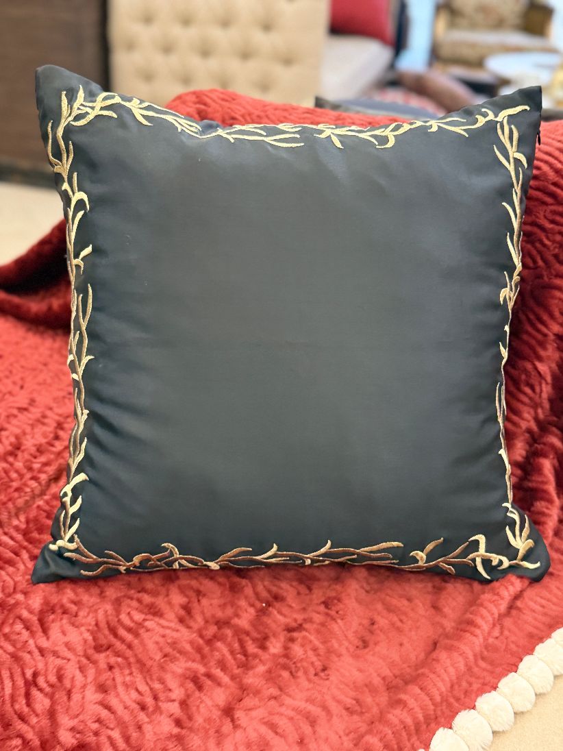 Golden Vine Border Cushion