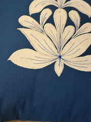 Royal Bloom Jute Cushion