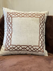 Classic Border Elegance Cushion