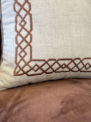 Classic Border Elegance Cushion
