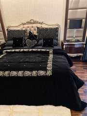 Midnight Royale Embroidered Bedding Set