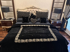 Midnight Royale Embroidered Bedding Set