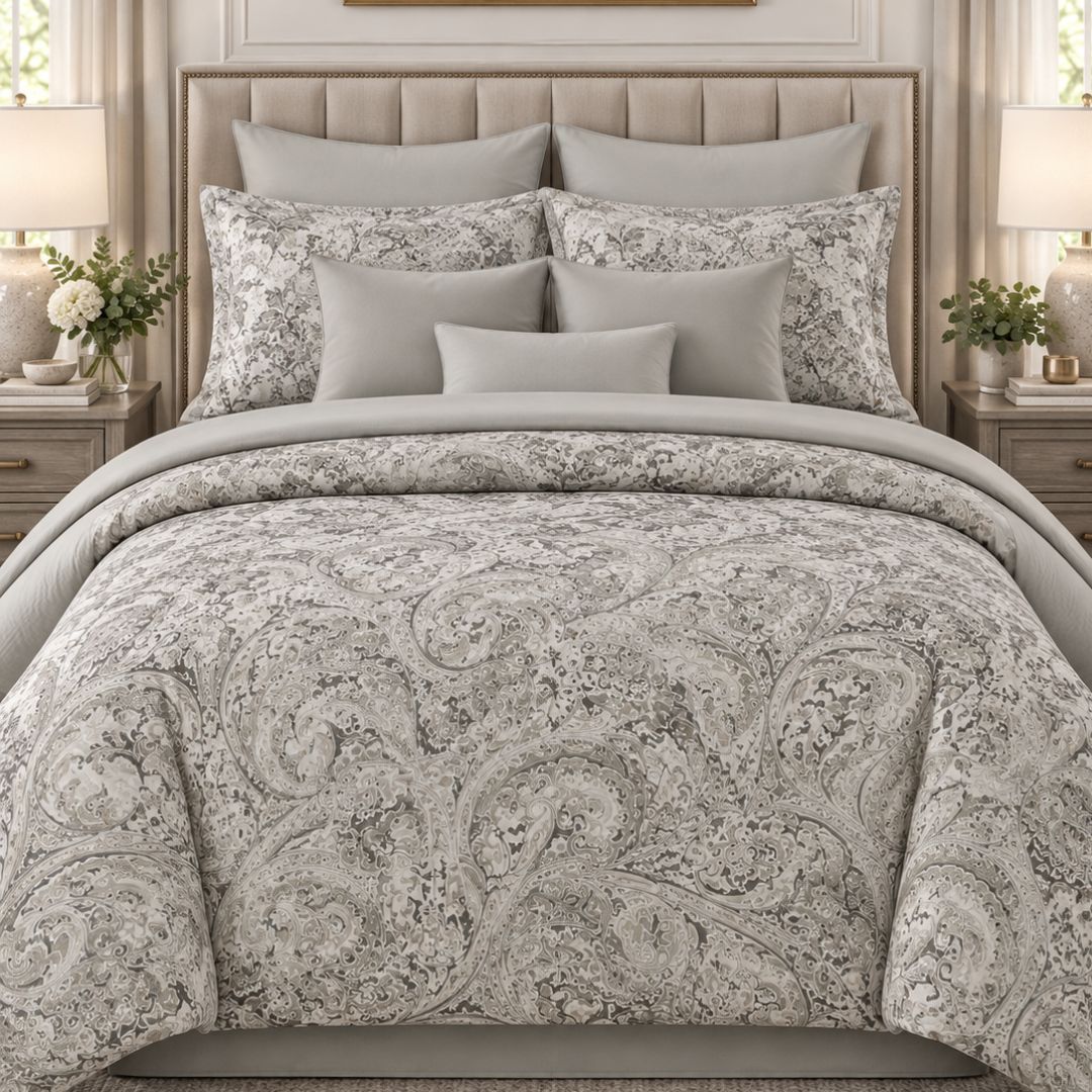 Silver Paisley