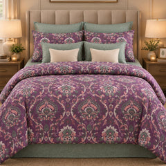Plum Paisley