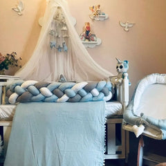 Serene Knot Crib Set